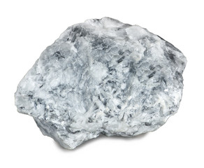 Mineral  limonite (swamp ore) isolated on white. Limonite is an iron ore consisting of a mixture of hydrated iron oxide-hydroxides in varying composition. 