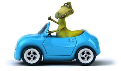 Obraz premium Fun dinosaur