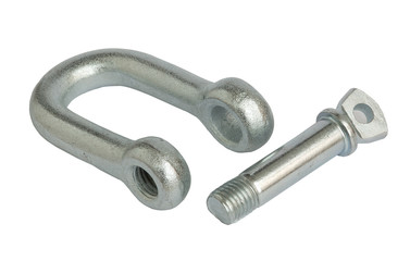 Shackle isolated on white background