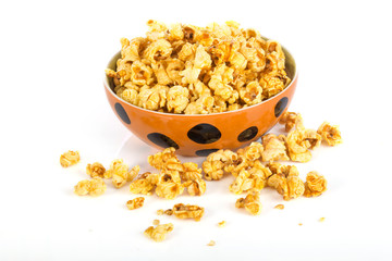 Glass ceramic bowl popcorn