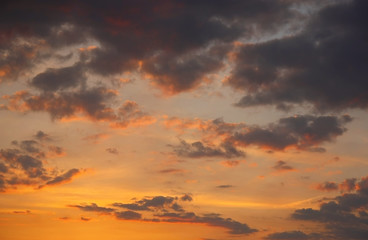 Beautiful evening sky