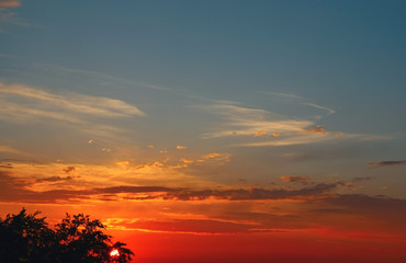 Beautiful evening sky