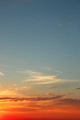 Beautiful evening sky