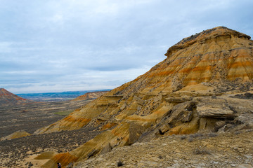 Colorful rocks in Bardenas