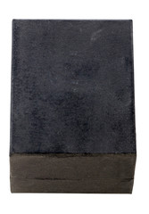 black gift box isolated on white