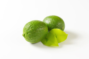 Fresh lime fruit
