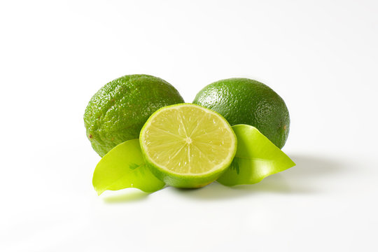 Fresh lime fruits