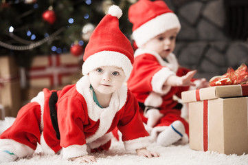 children waiting Christmas