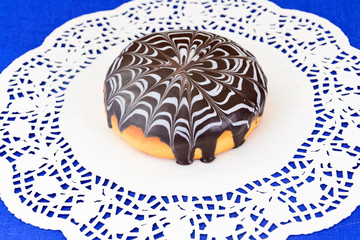 Cake with White and Dark Chocolate.