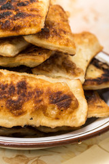 Homemade puff pastry on grandmothers way