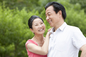 Fototapeta premium Senior couple in park