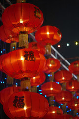 Chinese traditional red lantern