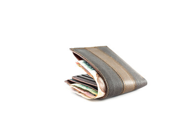 wallet with money inside