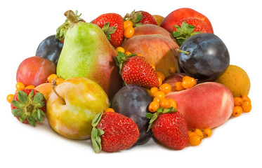 Image of different fruits closeup