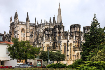 Obraz premium Portugal. Batalha Dominican medieval monastery, Gothic art. 