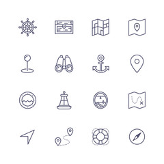 Maps & Travel icons