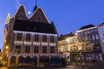 Fototapeta na wymiar Aldermen's House in Mechelen in Belgium