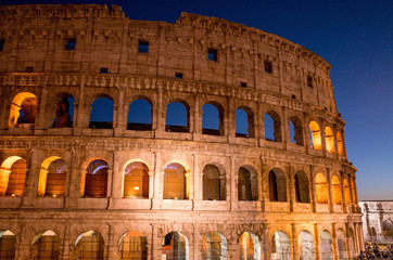 Fototapeta premium Colosseum in Rome in Rome, ITALY