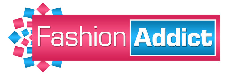 Fashion Addict Pink Blue Horizontal 