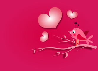 Bird in love