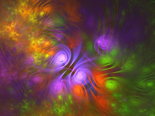 Abstract fractal background
