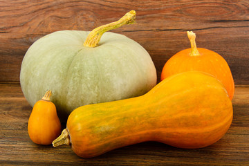 Fresh Ripe Pumpkin. Vegetables for Healthy Diet.