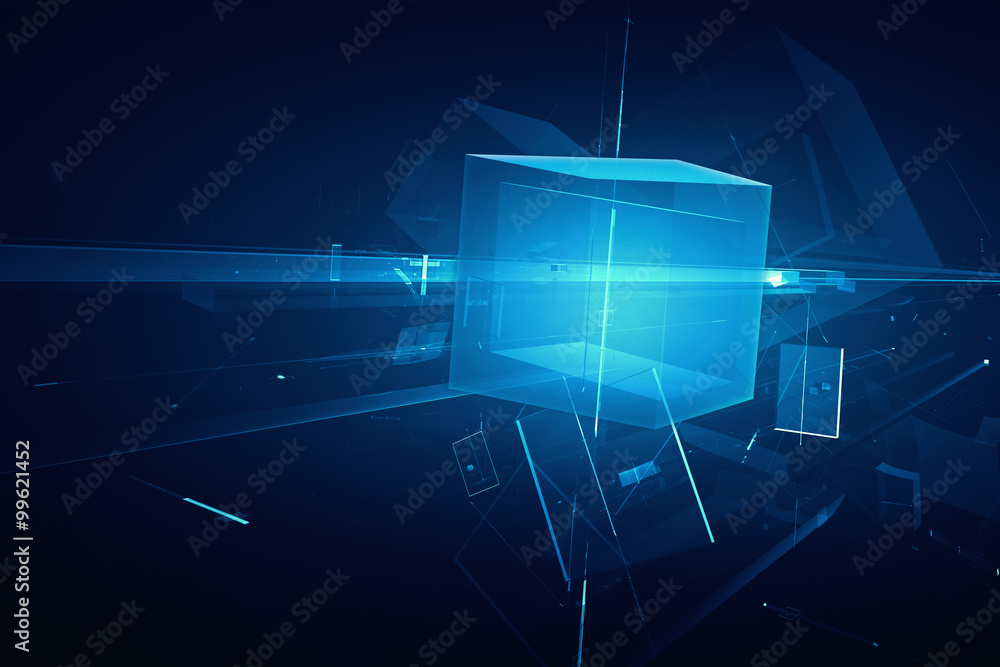 Canvas Prints abstract 3d background