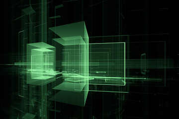 Abstract 3D background