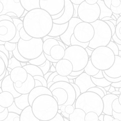 Abstract seamless light white circles background