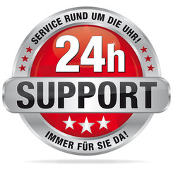 24h Support - Service rund um die Uhr! Immer für Sie da!