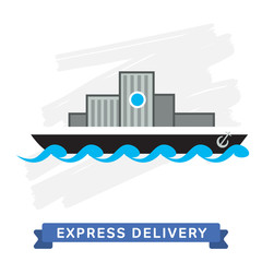 Express Delivery Symbols. Shipping.