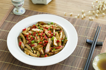 Chinese cuisine fried tofu