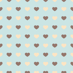 Cute retro abstract seamless pattern. Can be used for wallpaper, cover fills, web page background, surface textures. Pink, broun and white colors.