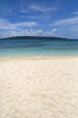 Obraz premium Tropical beach scene, Boracay island, Philippines