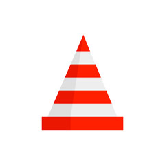 traffic cone icon.vector illustration.