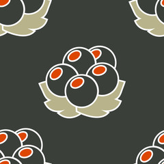 currant seamless pattern.vector illustration.