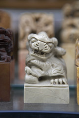Close Up Of Chinese Dragon Statue
