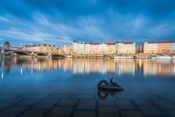 Prague Riverside View