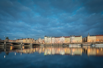 Prague Riverside View