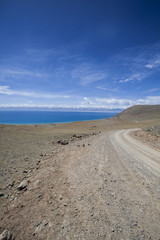 Namu Lake in Tibet, China