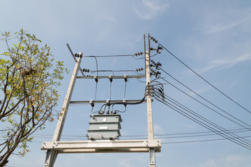 Electric Transformer.