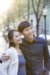 Obraz premium Happy young couple