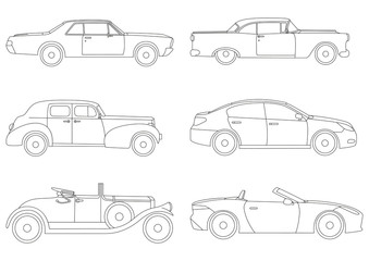 Set of cars
