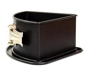 Plug-in  Mold for Baking a Cake Isolated