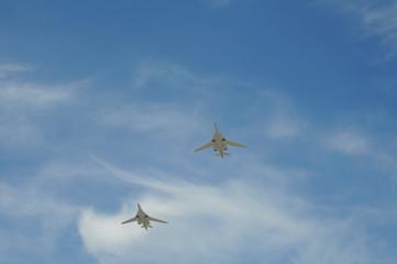 Group of airplanes
