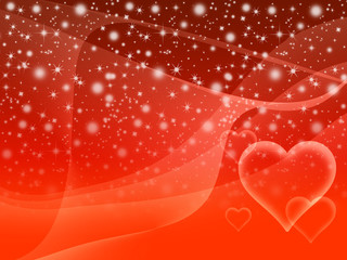 Valentine Hearts Abstract Pink Background.