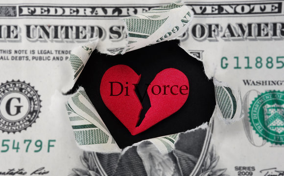 torn divorce dollar