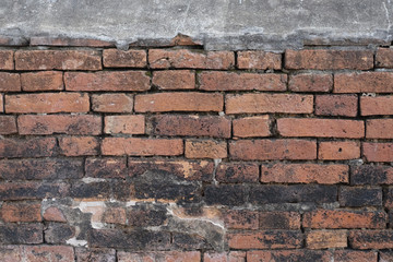 Closeup design of brick wall background