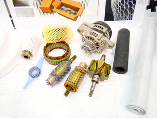 rotor and coil.