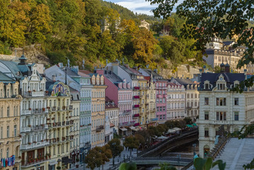 City center of Karlovy Vary